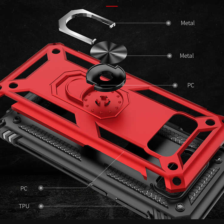 Galaxy S8 Kılıf Zore Vega Kapak Mavi