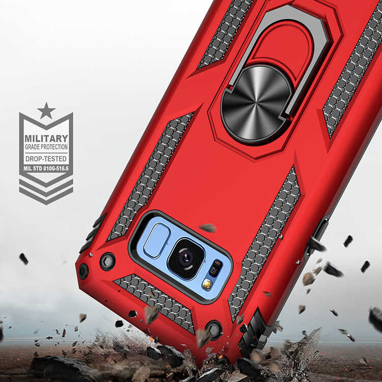 Galaxy S8 Kılıf Zore Vega Kapak Mavi