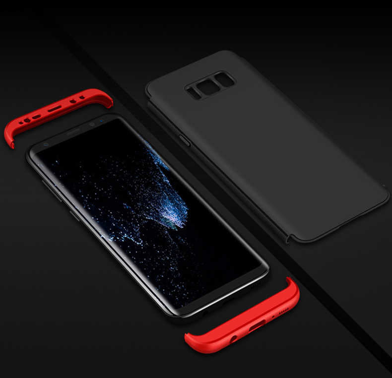 Galaxy S8 Plus Kılıf Zore Ays Kapak Siyah-Mavi