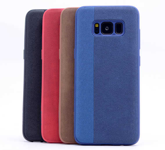 Galaxy S8 Plus Kılıf Zore City Silikon Kahverengi