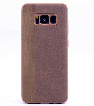 Galaxy S8 Plus Kılıf Zore City Silikon Kahverengi