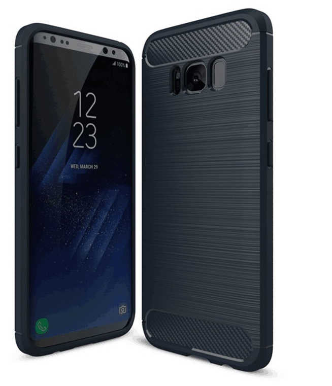 Galaxy S8 Plus Kılıf Zore Room Silikon Kapak Lacivert