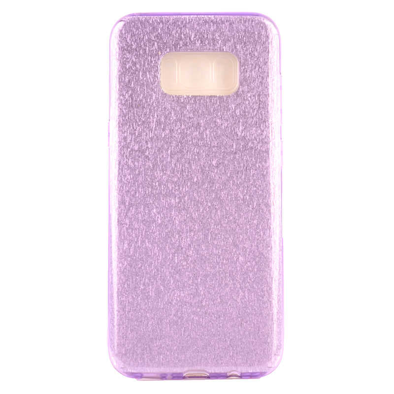 Galaxy S8 Plus Kılıf Zore Shining Silikon Mor
