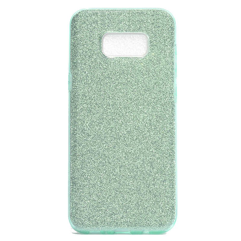 Galaxy S8 Plus Kılıf Zore Shining Silikon Yeşil