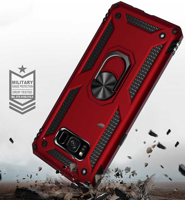 Galaxy S8 Plus Kılıf Zore Vega Kapak Gold