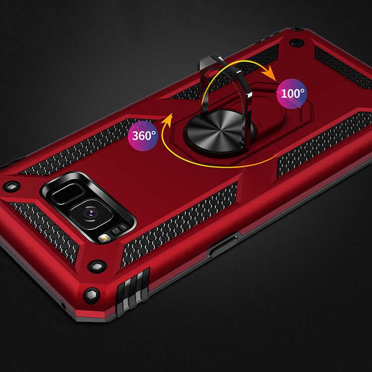 Galaxy S8 Plus Kılıf Zore Vega Kapak Siyah