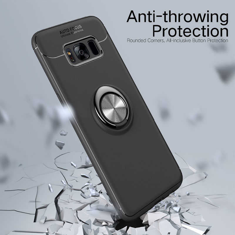 Galaxy S8 Plus Kılıf Zore Ravel Silikon Kapak Kırmızı