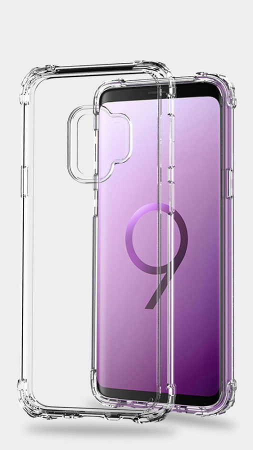 Galaxy S9 Kılıf Zore Nitro Anti Shock Silikon Renksiz