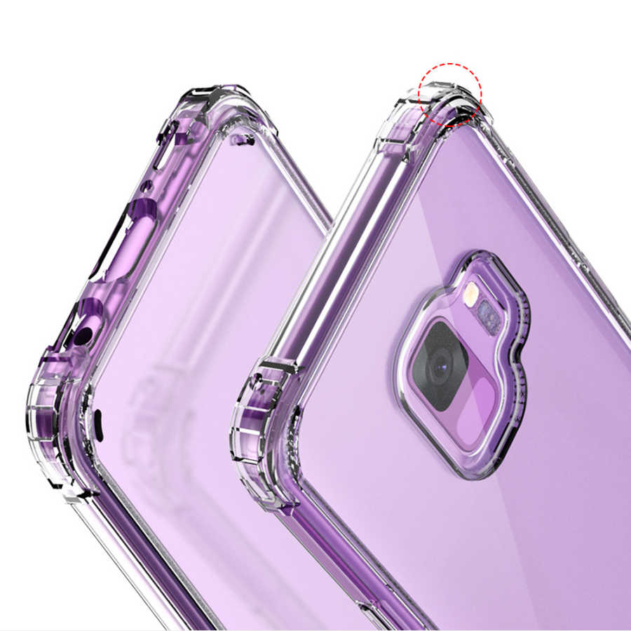 Galaxy S9 Kılıf Zore Nitro Anti Shock Silikon Renksiz