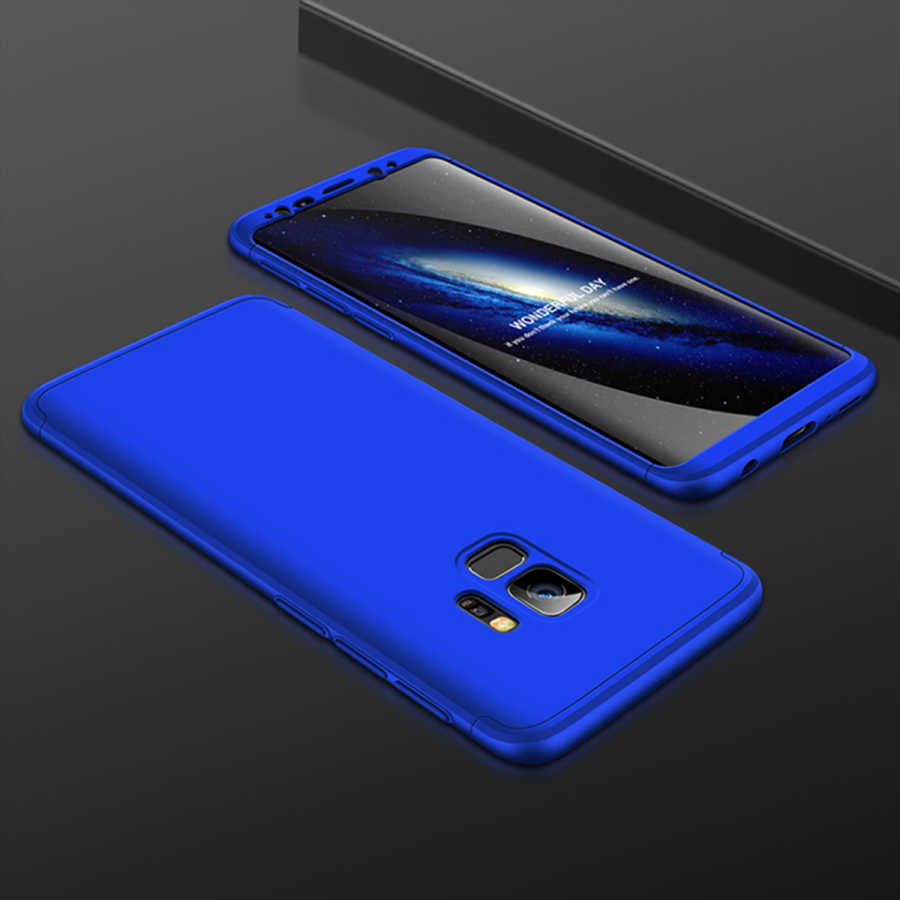 Galaxy S9 Kılıf Zore Ays Kapak Mavi