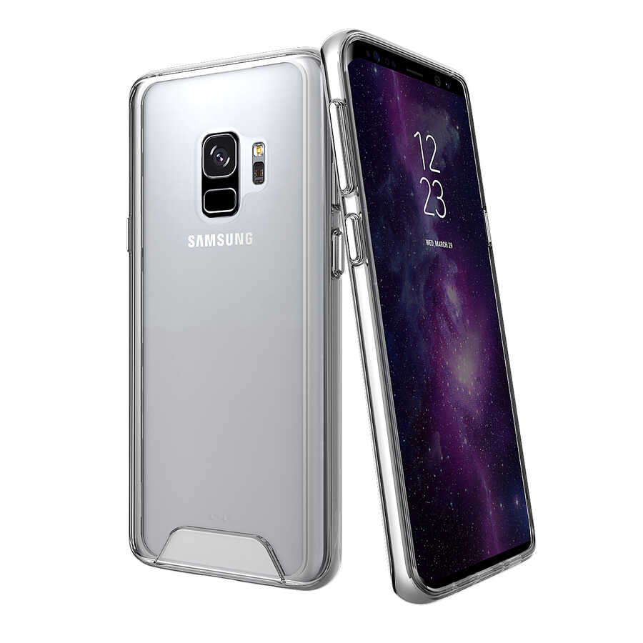 Galaxy S9 Kılıf Zore Gard Silikon Renksiz