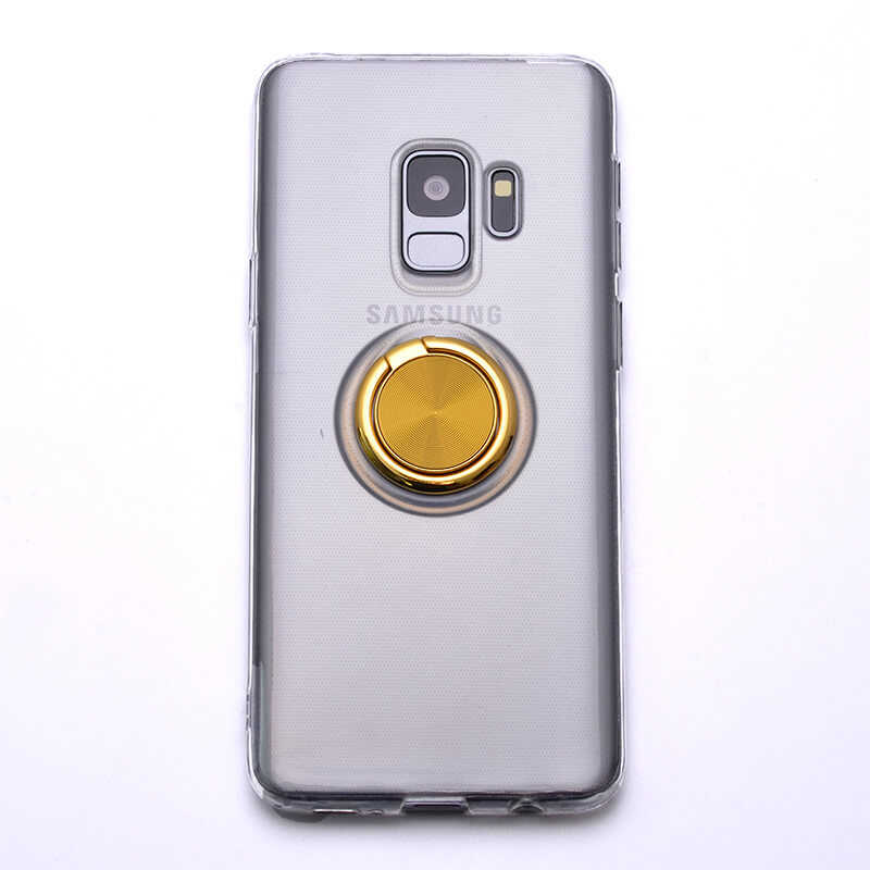 Galaxy S9 Kılıf Zore Les Silikon Kırmızı