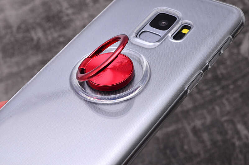 Galaxy S9 Kılıf Zore Les Silikon Gri