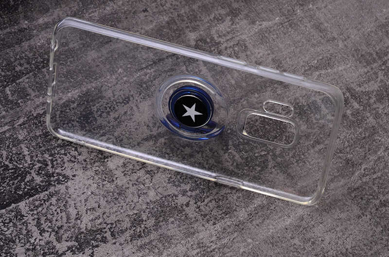 Galaxy S9 Kılıf Zore Les Silikon Gold