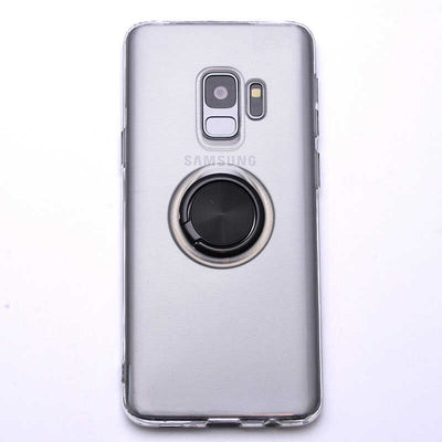 Galaxy S9 Kılıf Zore Les Silikon Siyah