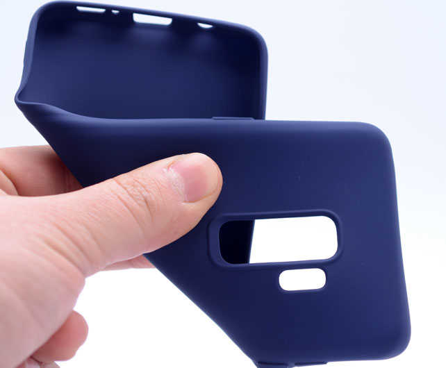 Galaxy S9 Kılıf Zore Premier Silikon Kapak Gold