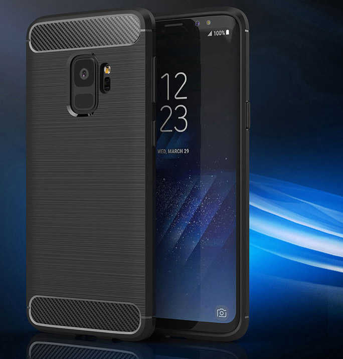 Galaxy S9 Kılıf Zore Room Silikon Kapak Siyah