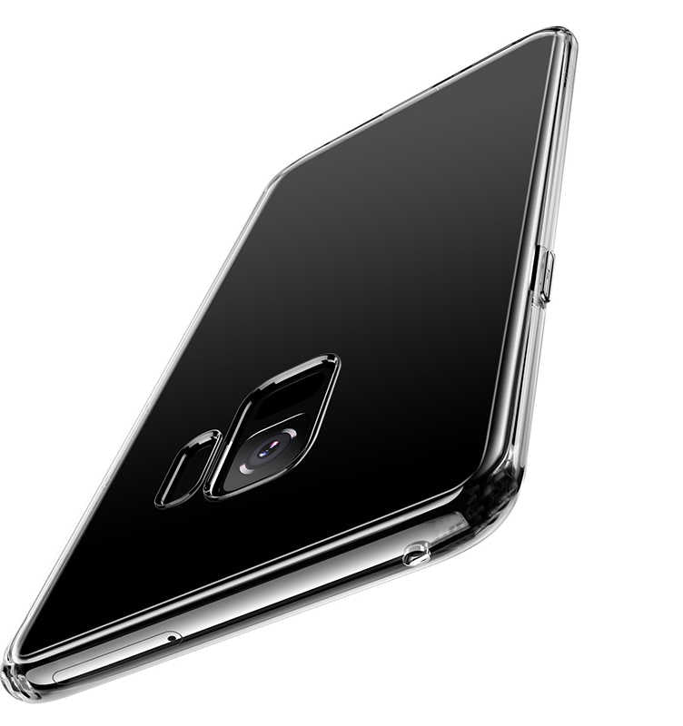 Galaxy S9 Plus Kılıf Zore İmax Silikon Kamera Korumalı Renksiz