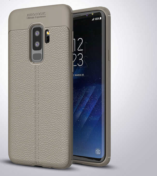 Galaxy S9 Plus Kılıf Zore Niss Silikon Kapak Gri