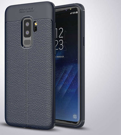 Galaxy S9 Plus Kılıf Zore Niss Silikon Kapak Lacivert