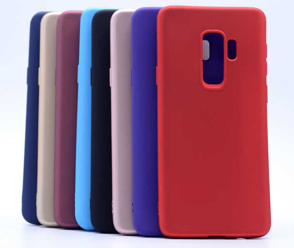 Galaxy S9 Plus Kılıf Zore Premier Silikon Kapak Mor