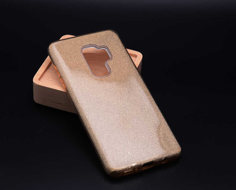 Galaxy S9 Plus Kılıf Zore Shining Silikon Kırmızı