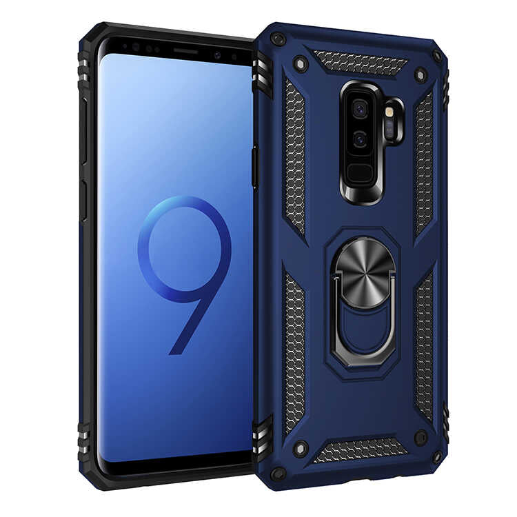 Galaxy S9 Plus Kılıf Zore Vega Kapak Mavi