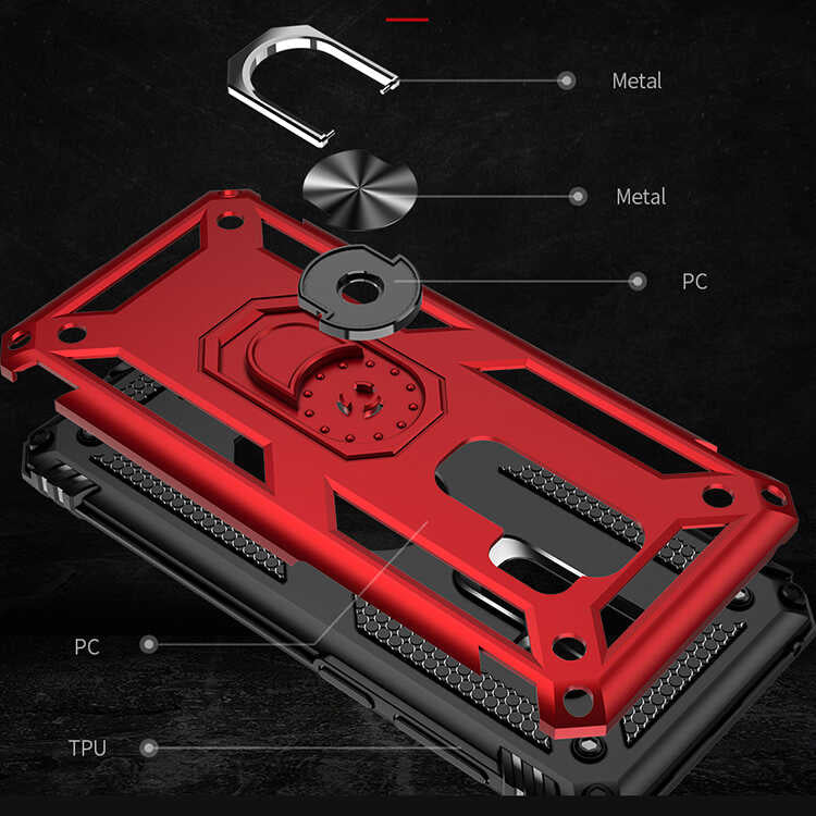 Galaxy S9 Plus Kılıf Zore Vega Kapak Mavi