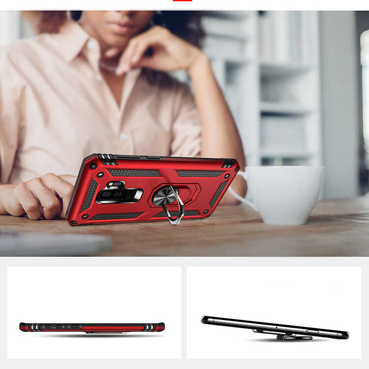 Galaxy S9 Plus Kılıf Zore Vega Kapak Gri