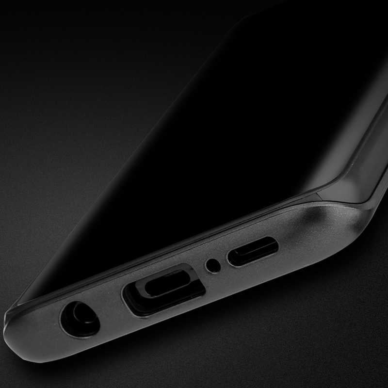 Galaxy S9 Plus Kılıf Zore Wave Standlı Mıknatıslı Kapak Mürdüm