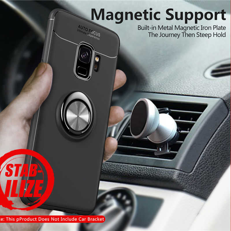 Galaxy S9 Plus Kılıf Zore Ravel Silikon Kapak Siyah-Mavi