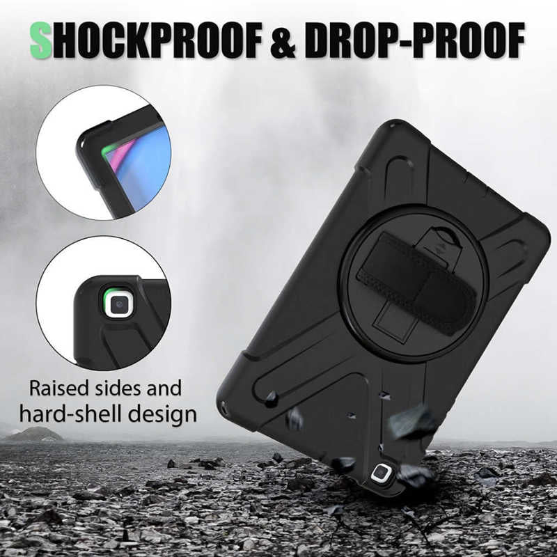 Galaxy T720 Tab S5E Zore Defender Tablet Silikon Siyah