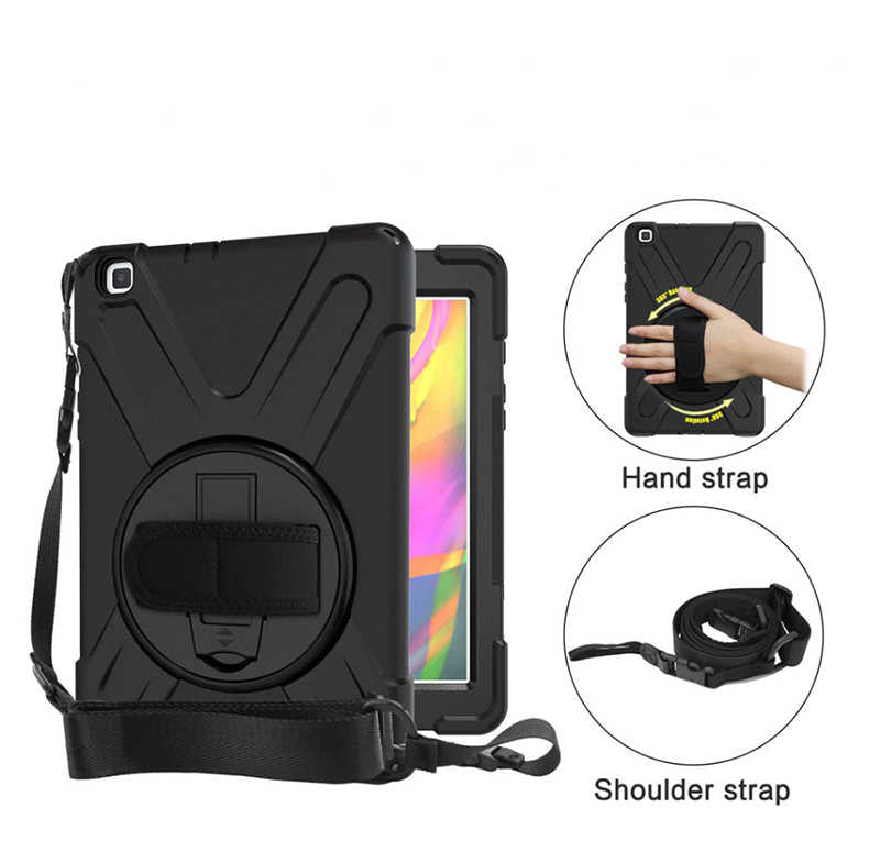 Galaxy T720 Tab S5E Zore Defender Tablet Silikon Siyah