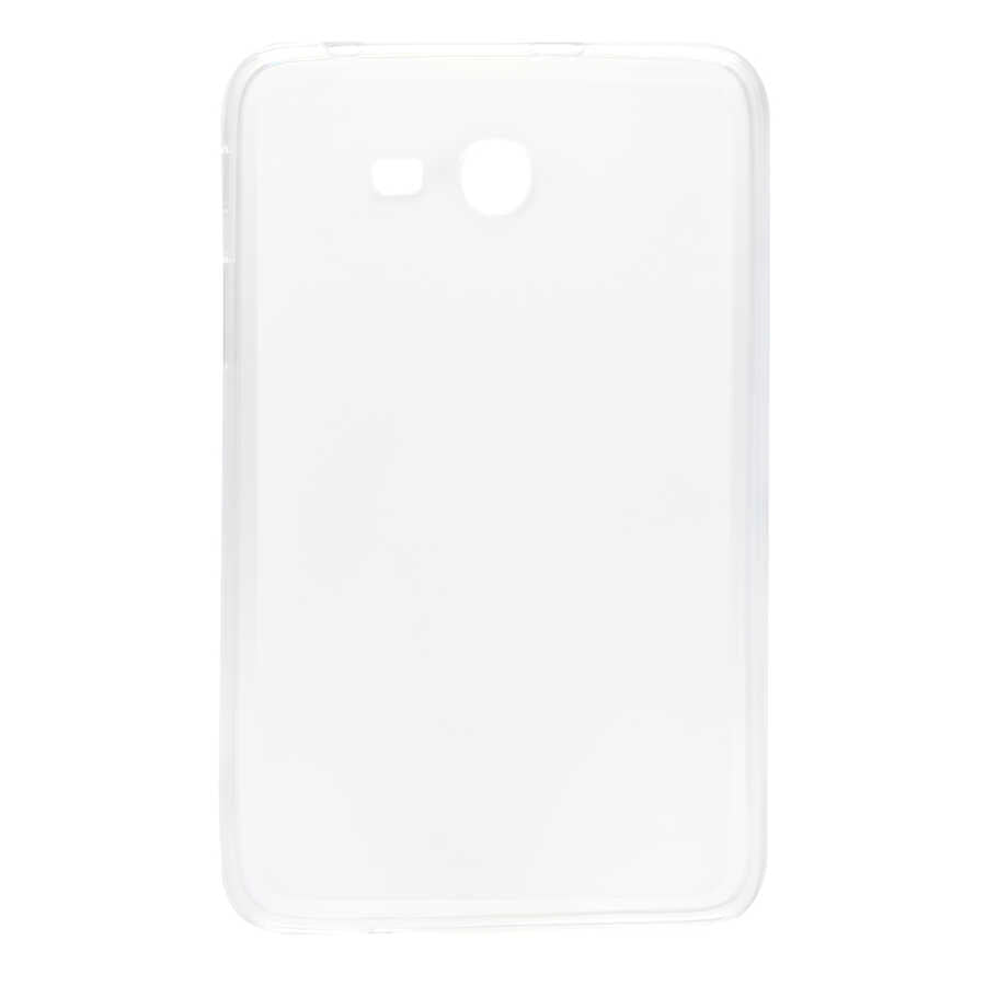 Galaxy Tab 3 Lite 7.0 T110 Kılıf Zore Tablet Süper Silikon Kapak Beyaz