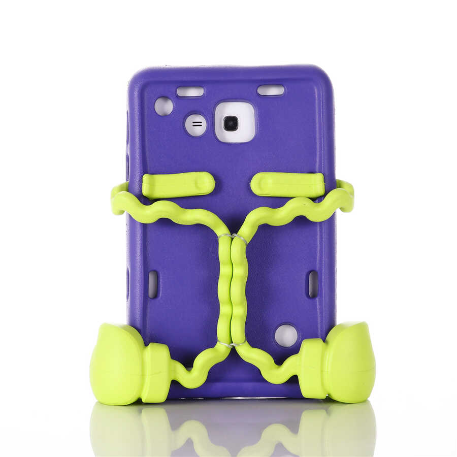 Galaxy Tab 3 Lite 7.0 T110 Zore Eva Boxer Tablet Silikon Mor