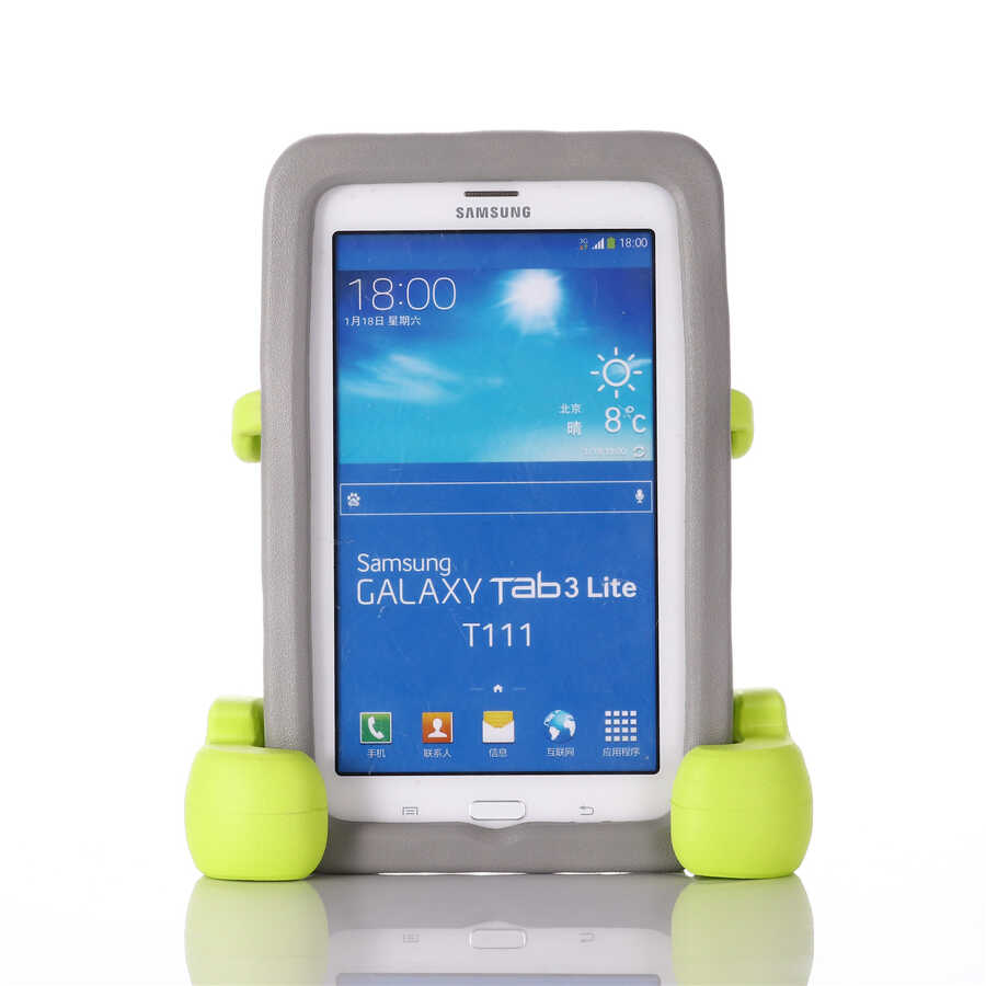 Galaxy Tab 4 7.0 T230 Zore Eva Boxer Tablet Silikon Siyah
