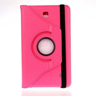 Galaxy Tab 4 8.0 T330 Zore Dönebilen Standlı Kılıf Pembe Açık