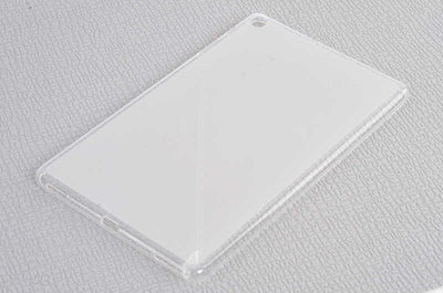 Galaxy Tab A 10.1 (2019) T510 Kılıf Zore Tablet Süper Silikon Kapak Beyaz