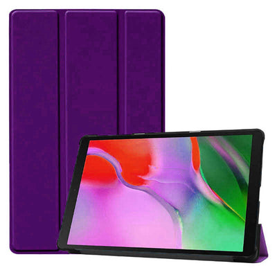 Galaxy Tab A 10.1 (2019) T510 Zore Smart Cover Standlı 1-1 Kılıf Mor