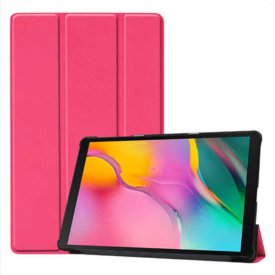 Galaxy Tab A 10.1 (2019) T510 Zore Smart Cover Standlı 1-1 Kılıf Pembe