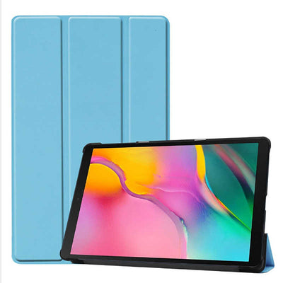 Galaxy Tab A 10.1 (2019) T510 Zore Smart Cover Standlı 1-1 Kılıf Mavi