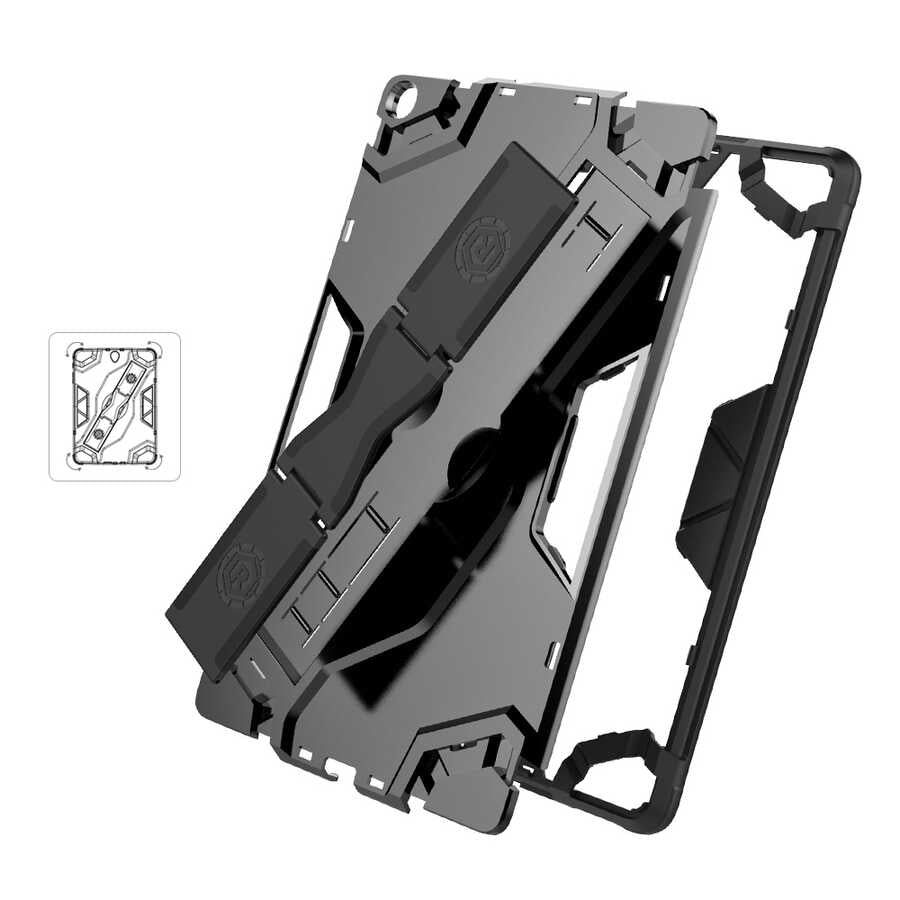 Galaxy Tab A 10.1 (2019) T510 Zore Defens Tablet Silikon Siyah