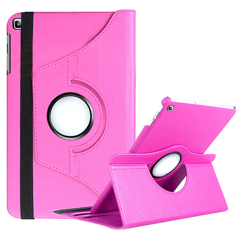 Galaxy Tab A 8.0 (2019) T290 Zore Dönebilen Standlı Kılıf Pembe Açık