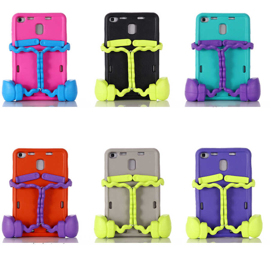 Galaxy Tab A 8.0 (2019) T290 Zore Eva Boxer Tablet Silikon Kırmızı