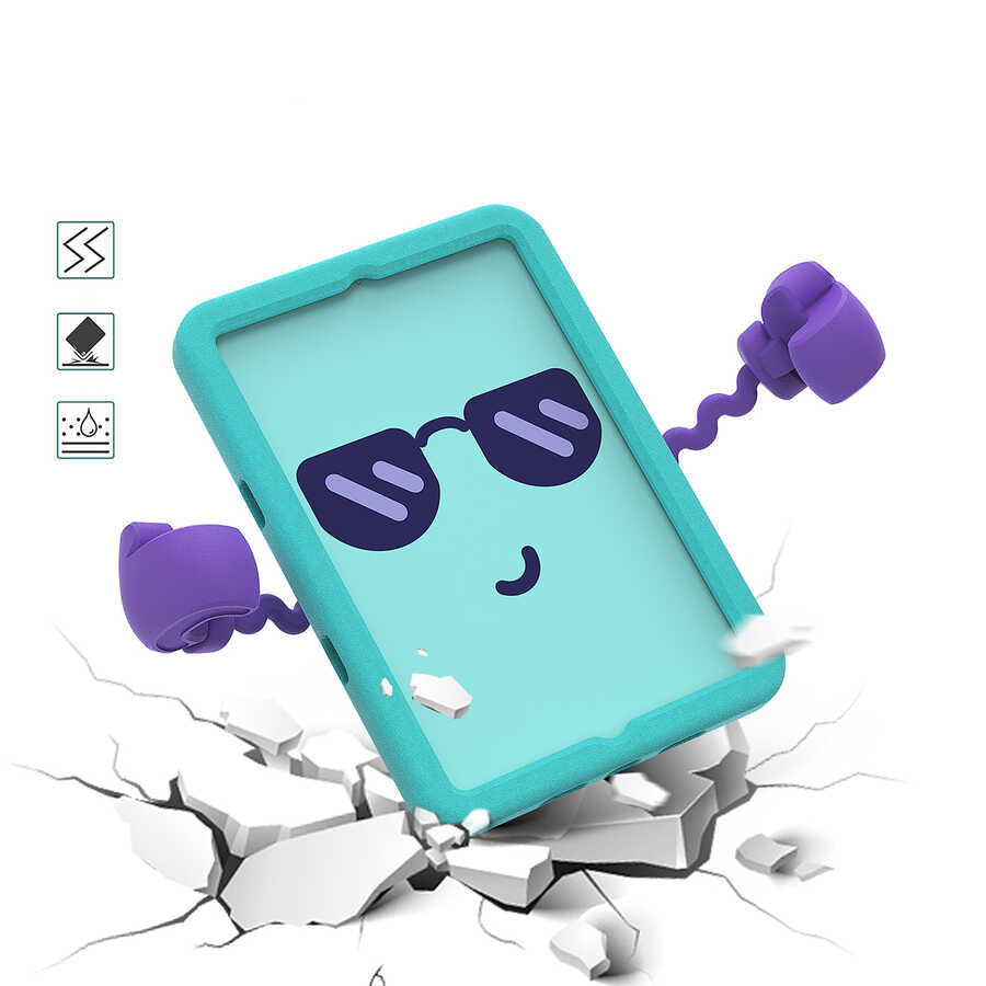 Galaxy Tab A 8.0 (2019) T290 Zore Eva Boxer Tablet Silikon Kırmızı