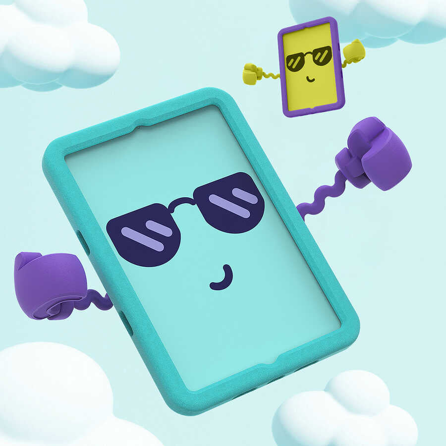 Galaxy Tab A 8.0 (2019) T290 Zore Eva Boxer Tablet Silikon Gri