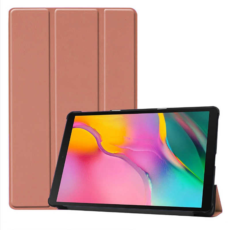 Galaxy Tab A 8.0 (2019) T290 Zore Smart Cover Standlı 1-1 Kılıf Rose Gold