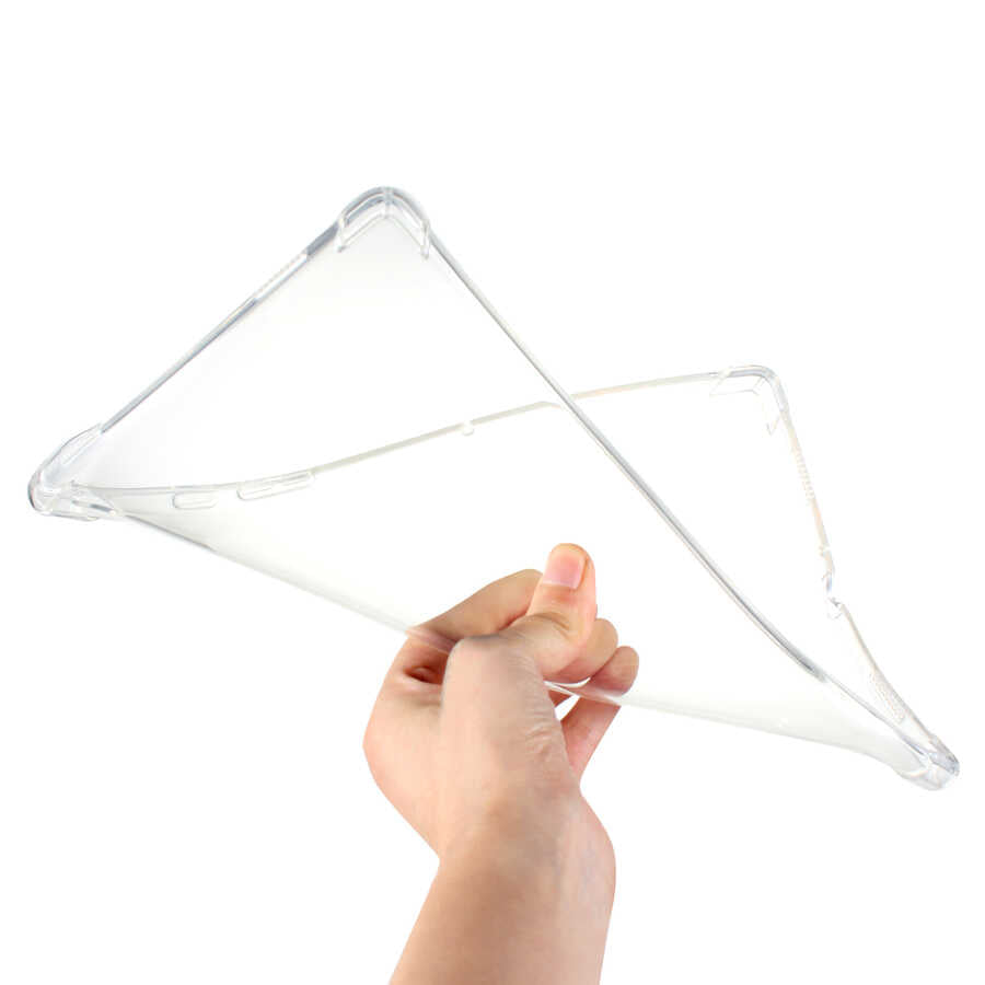 Galaxy Tab A7 10.4 T500 2020 Kılıf Zore Tablet Nitro Anti Shock Silikon Kapak Renksiz