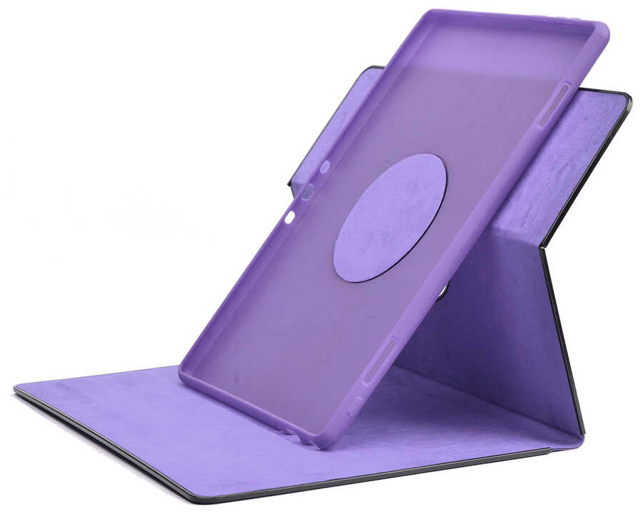 Galaxy Tab A7 10.4 T500 2020 Zore Fest Dönebilen Standlı Kılıf Siyah