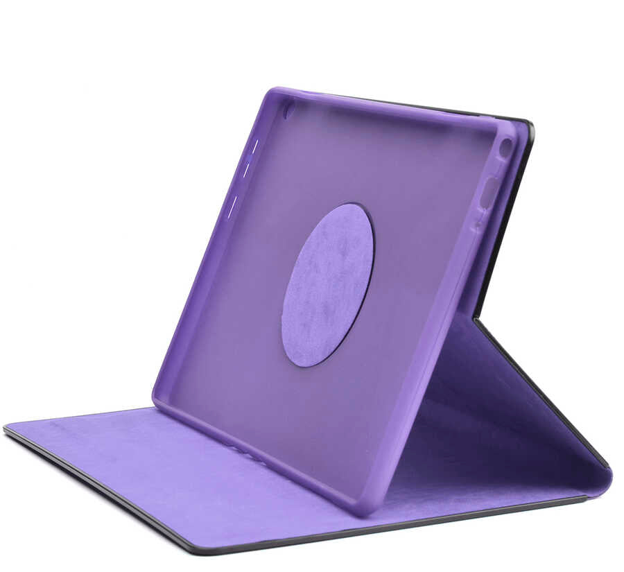 Galaxy Tab A7 10.4 T500 2020 Zore Fest Dönebilen Standlı Kılıf Siyah